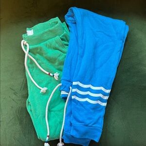 Sol Angeles Kids Green and Blue Joggers
